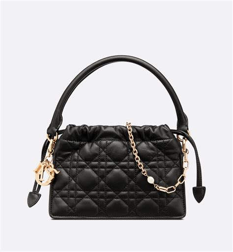 lady dior top handle|dior cannage lambskin.